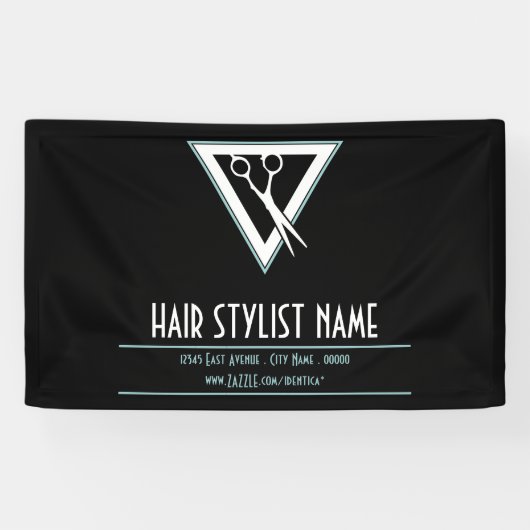 haarstylist tri scissors banner (Horizontaal)