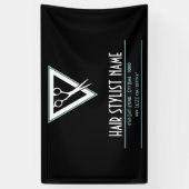 haarstylist tri scissors banner (Verticaal)