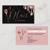 Haarstylist Uw volgende afspraak Visitekaartje (Voorkant / Achterkant)