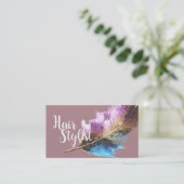 Haarstylist - Veer Visitekaartje (Staand voorkant)