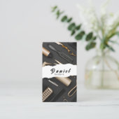 Haarstylist Verhoog je merk met elke handout Visitekaartje (Staand voorkant)