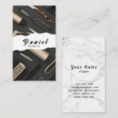 Haarstylist Verhoog je merk met elke handout Visitekaartje (Voorkant / Achterkant)