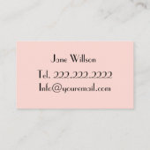 Haarstylist Visitekaartje (Achterkant)