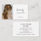 Haarstylist visitekaartje (Voorkant / Achterkant)
