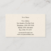 Haarstylist visitekaartje (Achterkant)