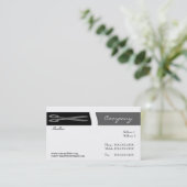 Haarstylist visitekaartje (Staand voorkant)