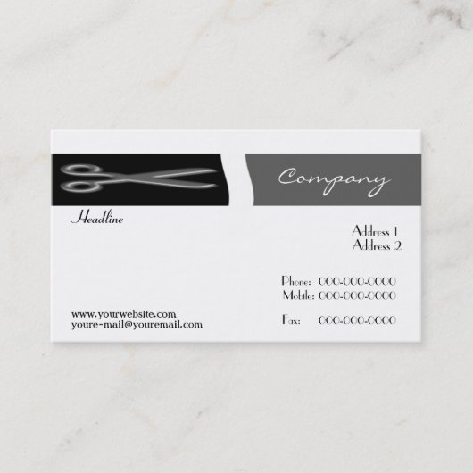 Haarstylist visitekaartje (Voorkant)