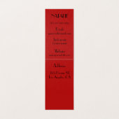 Haarstylist Visitekaartje (Binnenkant ongevouwen)