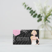 Haarstylist visitekaartje (Staand voorkant)