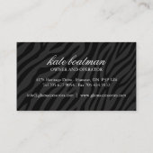 Haarstylist visitekaartje (Achterkant)