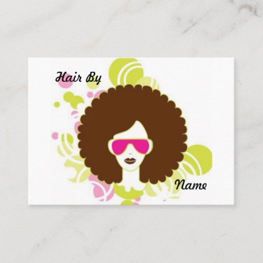 Haarstylist Visitekaartje (Voorkant)
