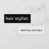 Haarstylist visitekaartje (Voorkant / Achterkant)