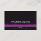 Haarstylist Visitekaartje (Achterkant)