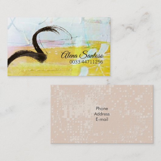 Haarstylist Visitekaartje (Voorkant / Achterkant)