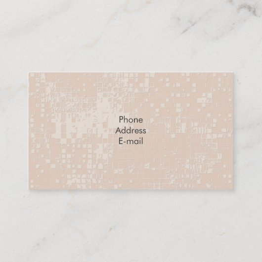 Haarstylist Visitekaartje (Achterkant)