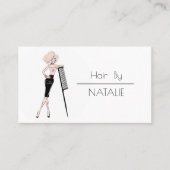 Haarstylist Visitekaartje (Voorkant)