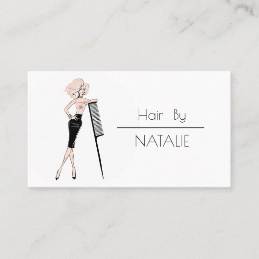 Haarstylist Visitekaartje (Voorkant)