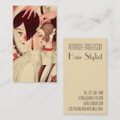  haarstylist visitekaartje (Voorkant / Achterkant)