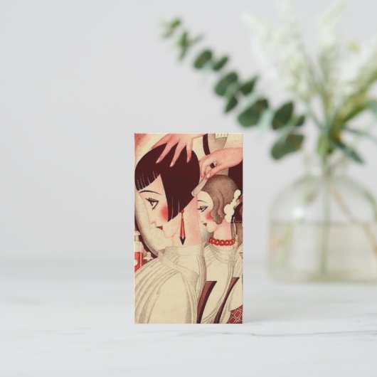  haarstylist visitekaartje (Staand voorkant)