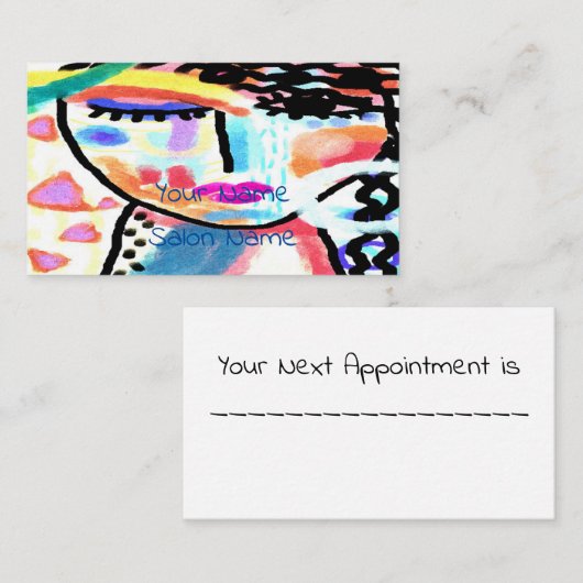 Haarstylist Visitekaartje (Voorkant / Achterkant)