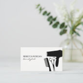 Haarstylist Visitekaartje (Staand voorkant)