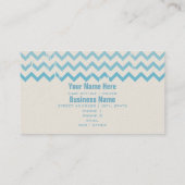 Haarstylist Visitekaartje - Cracked Blue Ombre (Achterkant)