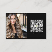 Haarstylist Visitekaartje: foto kleine bedrijven Visitekaartje (Achterkant)