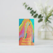 Haarstylist Visitekaartjes (Staand voorkant)