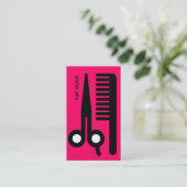 Haarstylist Visitekaartjes (Staand voorkant)