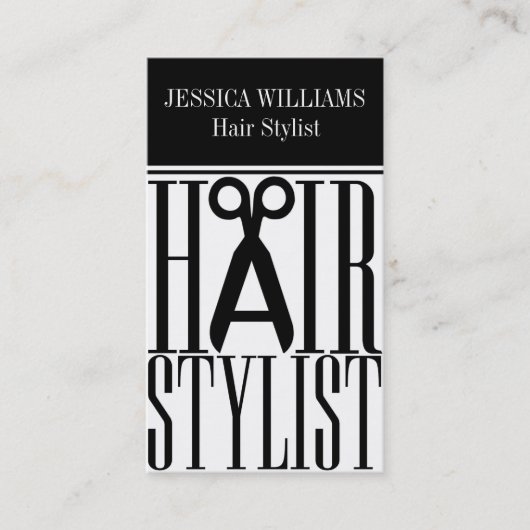 Haarstylist Visitekaartjes (Voorkant)
