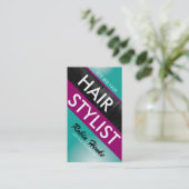 Haarstylist Visitekaartjes (Staand voorkant)