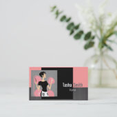 Haarstylist Visitekaartjes (Staand voorkant)