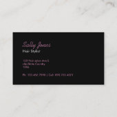 Haarstylist visitekaartjes (Achterkant)