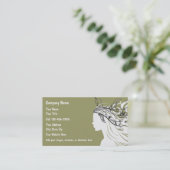 Haarstylist Visitekaartjes (Staand voorkant)