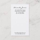 Haarstylist - Visitekaartjes (Achterkant)