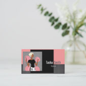 Haarstylist Visitekaartjes (Staand voorkant)