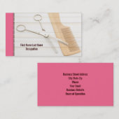 Haarstylist Visitekaartjes (Voorkant / Achterkant)