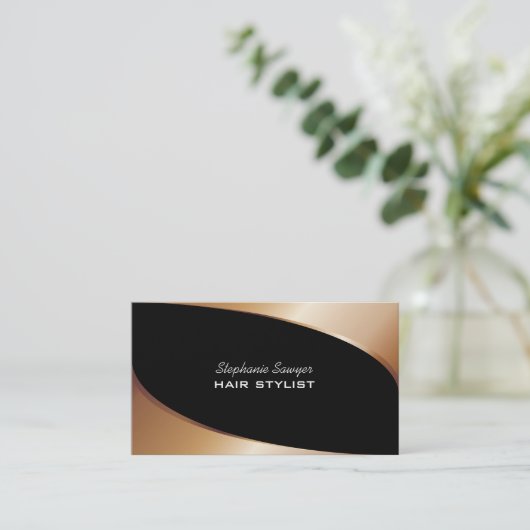 Haarstylist visitekaartjes (Staand voorkant)