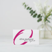 Haarstylist Visitekaartjes (Staand voorkant)