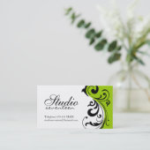 Haarstylist Visitekaartjes Afsprakenkaartje (Staand voorkant)