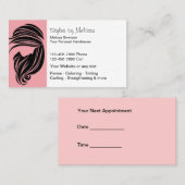Haarstylist Visitekaartjes Afsprakenkaartje (Voorkant / Achterkant)