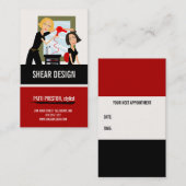 Haarstylist Visitekaartjes Afsprakenkaartje (Voorkant / Achterkant)