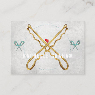 Haarstylist-visitekaartjes, haarspelden, visitekaa afsprakenkaartje