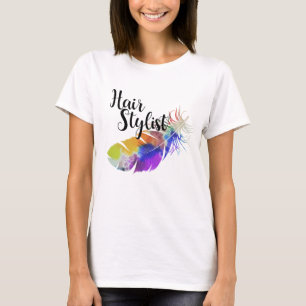 Haarstylist - Waterverven van de Veer T-shirt