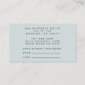 Haarstyliste Afspraakherinnering & Visitekaartje (Achterkant)