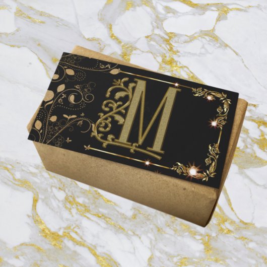 Haarstyliste kapper Gouden letter Coiffeur Visitekaartje