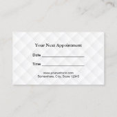 Haarstyliste Modern Classy Hair Afspraak Afsprakenkaartje (Achterkant)