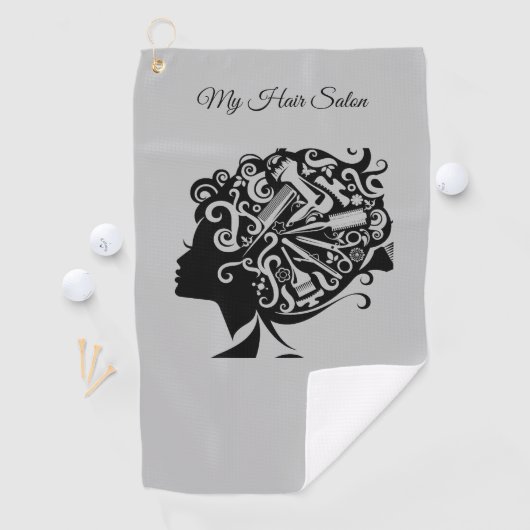 Haarstyliste & Salon Golfhanddoek (Insitu)