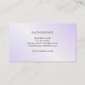 Haarstyliste Salon Scharen Visitekaartje (Achterkant)