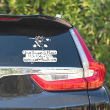 Haarstyliste Zakelijk Decal